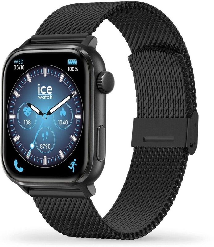 Ice-Watch - ICE Smart 3.0 - Connected Horloge - Zwart - Metalen Armband