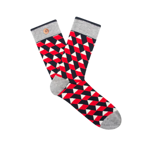 Chaussettes Gaël & Alejandra rouge