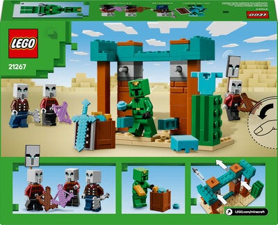 LEGO Minecraft 21267 Ondsbyboer-ørkenpatrulje