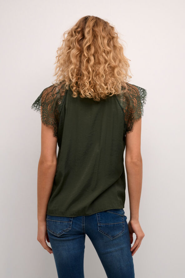 Cream CRNola Lace Blouse Deep depths