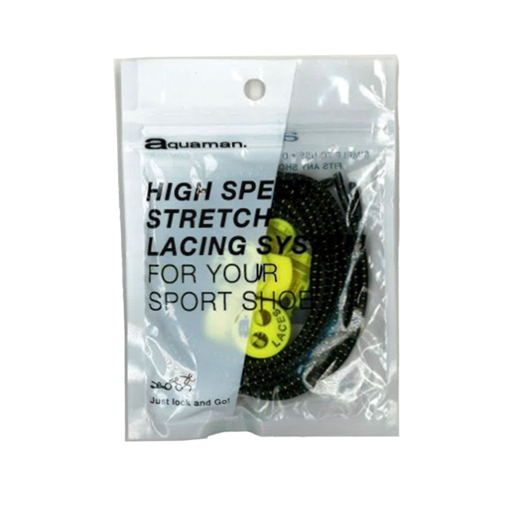 Aquaman LACET ELASTIQUE - Lacets noir/jaune