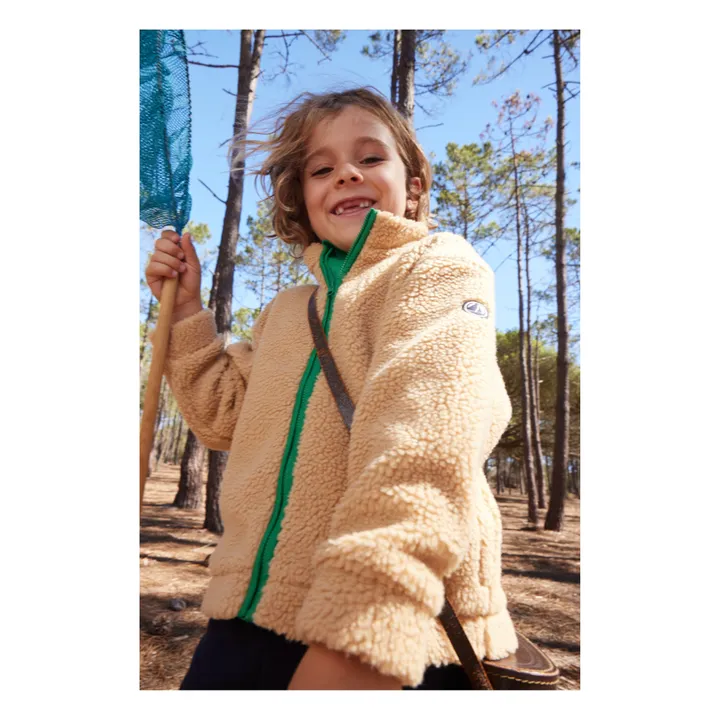 Petit Bateau Veste Macaron Polaire | Camel