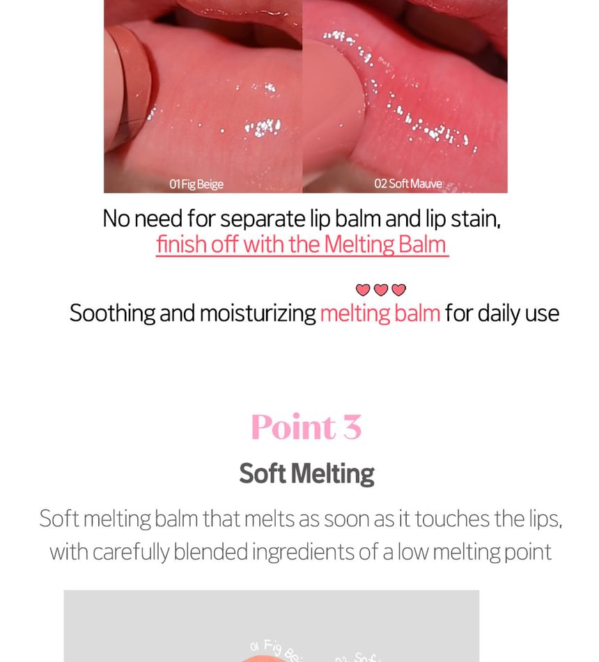ETUDE - Ginger Sugar Melting Balm Dear My Bestie Collectie - 2 Kleuren