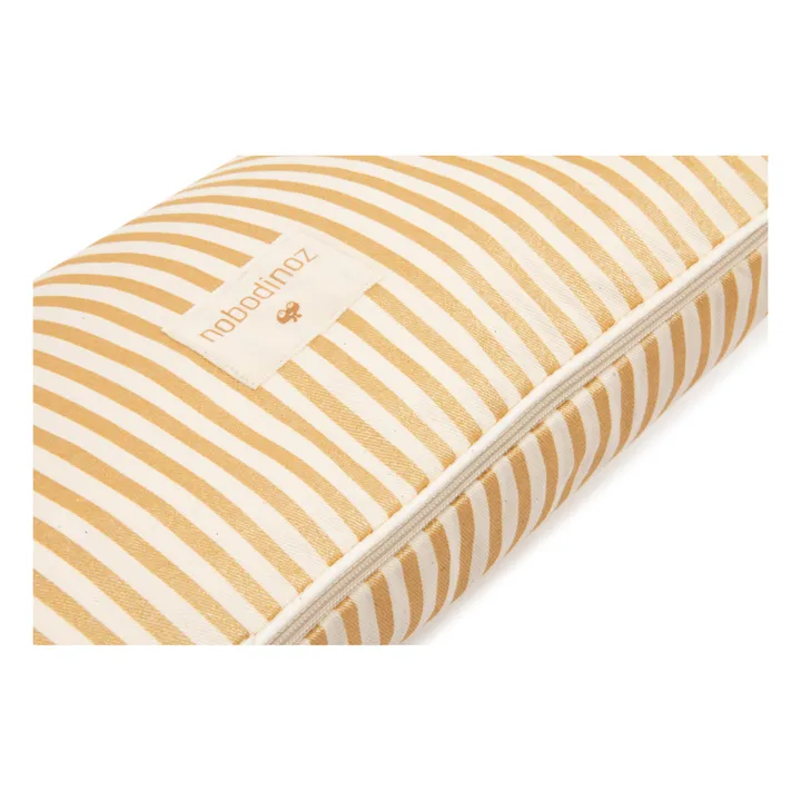 Nobodinoz Grand coussin Akamba en twill de coton | Doré