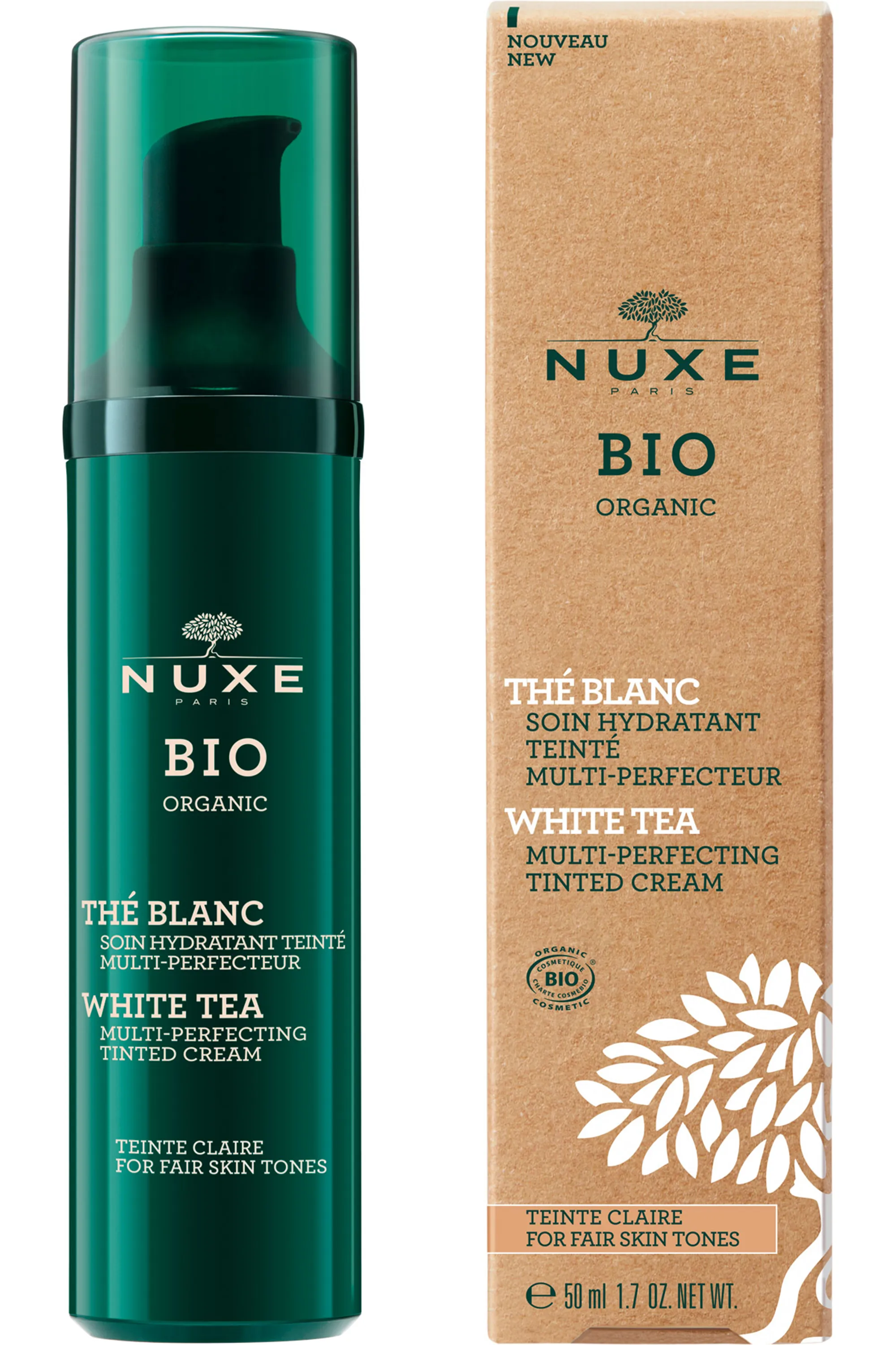 Nuxe Soin hydratant multi-perfecteur teinté Nuxe Bio-50 ml
