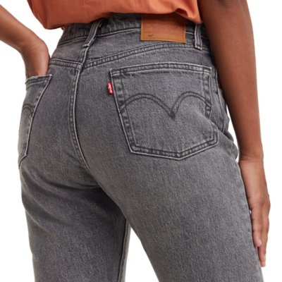 Jean femme 501 Gray Worn In LEVIS