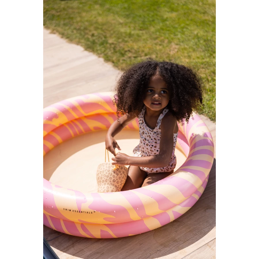 Swim Essentials Leopard Silikon Strand Set mit Eimer, Schaufel und 3 Förmchen