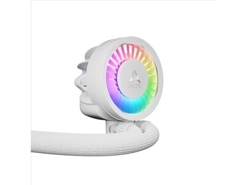 Arctic Cooling Wasserkühlung Liquid Freezer III Pro 420 A-R Hochleistungs-CPU-Wasserkühlung mit 420 mm Radiator und A-RGB-Beleuchtung