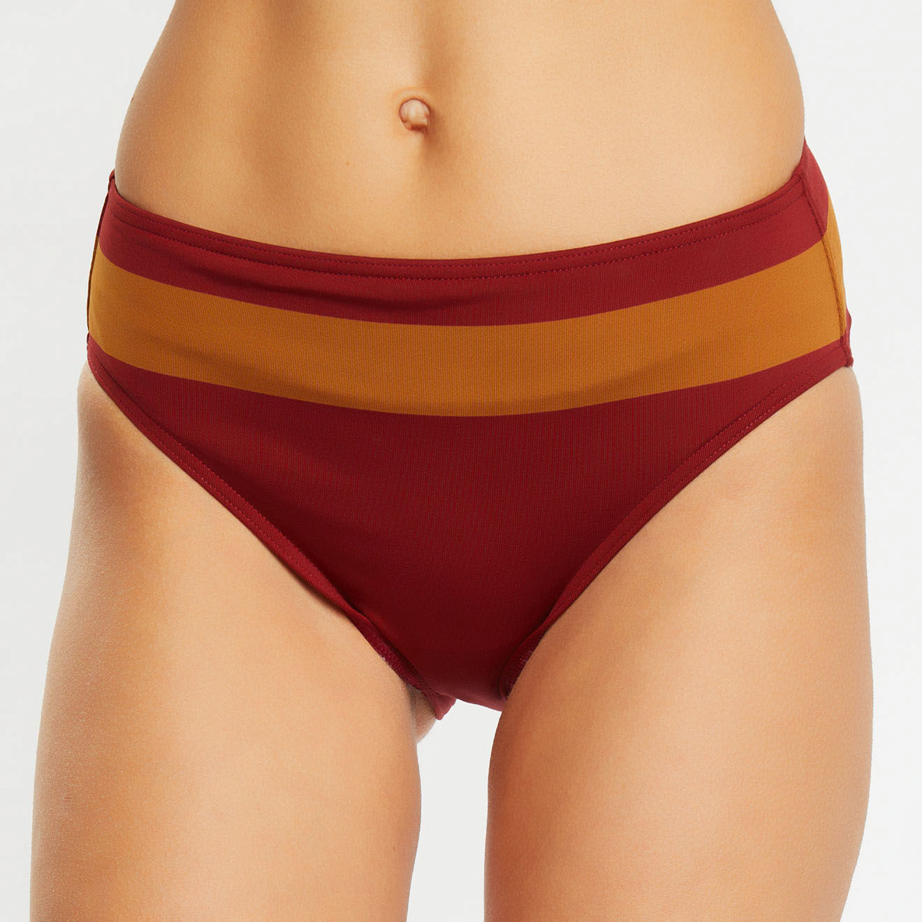 Iodus Bas de maillot de bain Iker rouge foncé