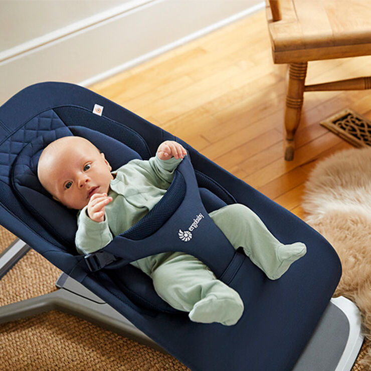 Ergobaby Evolve 3-i-1 Bouncer Midnight Blue Blå