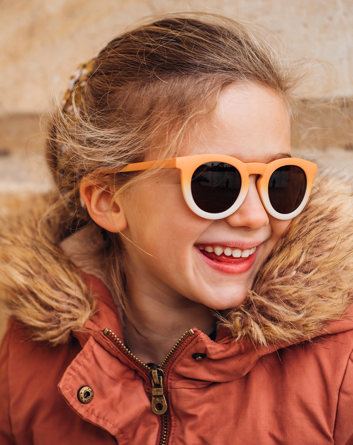 Sonnenbrille SUNSHINE in rainbow orange