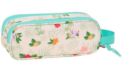 Disney Vaiana Dobbeltpennal, Beige/Turkis