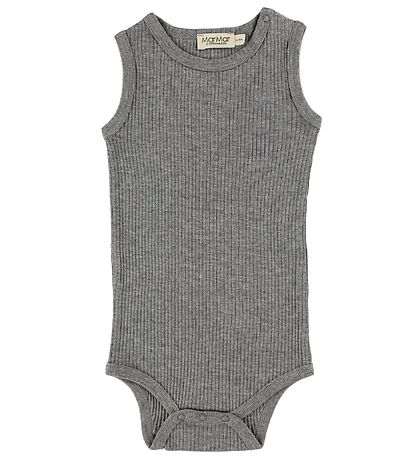 MarMar Body - u/æ - Rib - Modal - Gråmeleret
