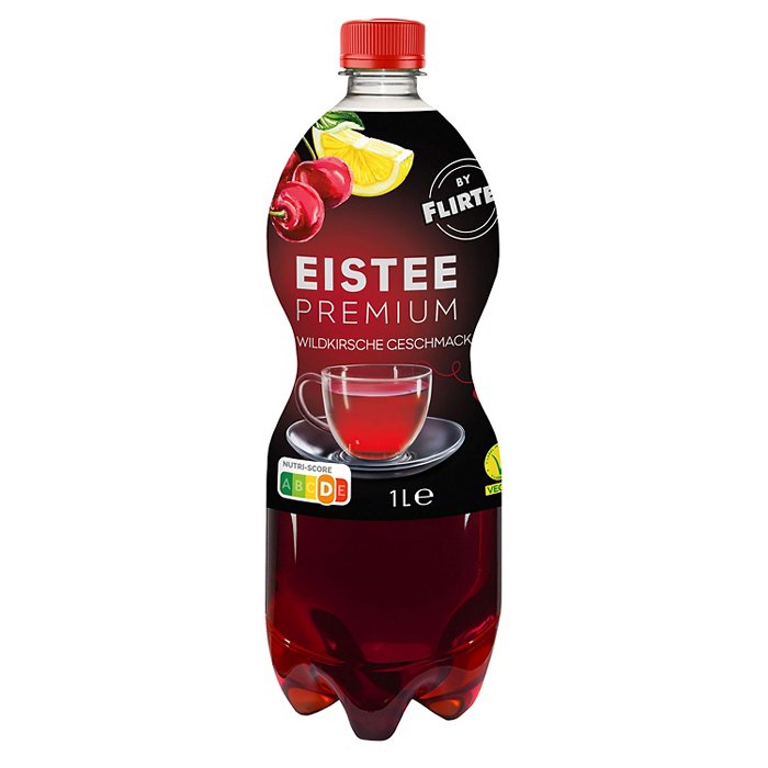 FLIRTEA Premium Eistee 1 l, Wildkirsche