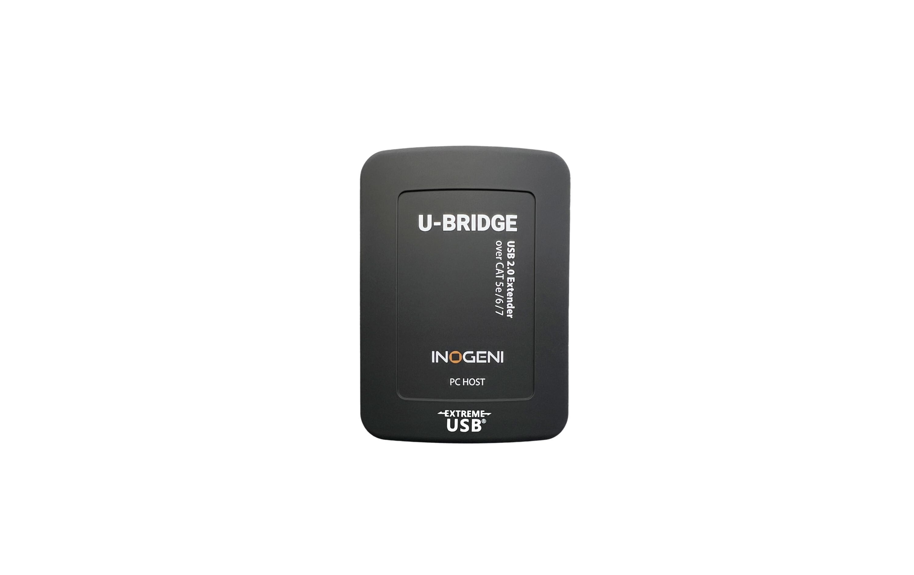 USB 2.0 Extender U-BRIDGE<br>Verlängern Sie einen USB 2.0 bis zu 100 m über ein einziges CAT 5e/6/7-Kabel