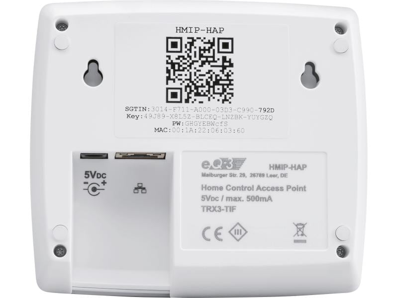 Homematic IP Smart Home Access Point HmIP-HAP - Weiss Smarthome Zentrale