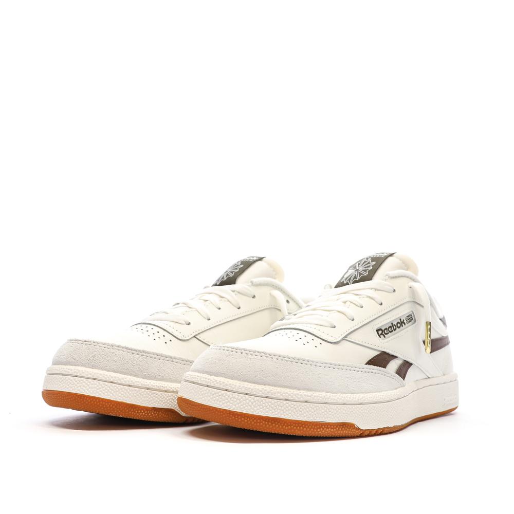 Reebok Baskets Ecru/Marron Homme Reebok Club C Revenge