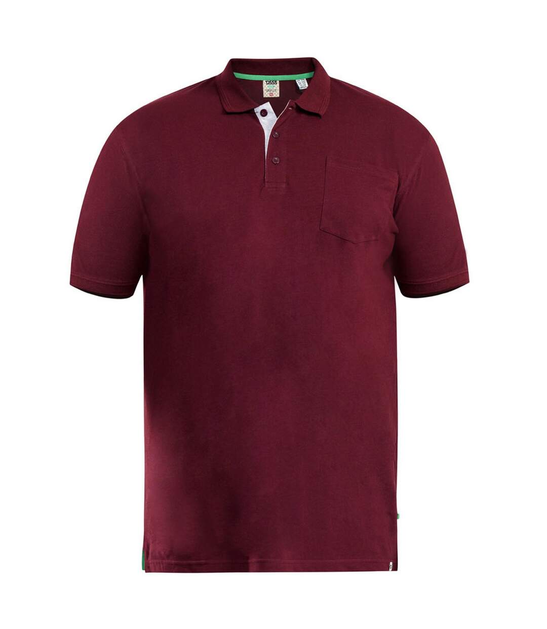 Duke - Polo grande taille GRANT - Homme (Bordeaux) - UTDC106