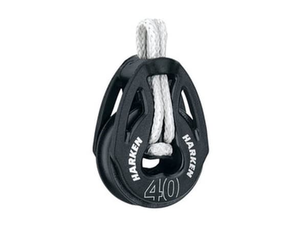 Harken T2 Blok 40 mm enkelt m. LOOP