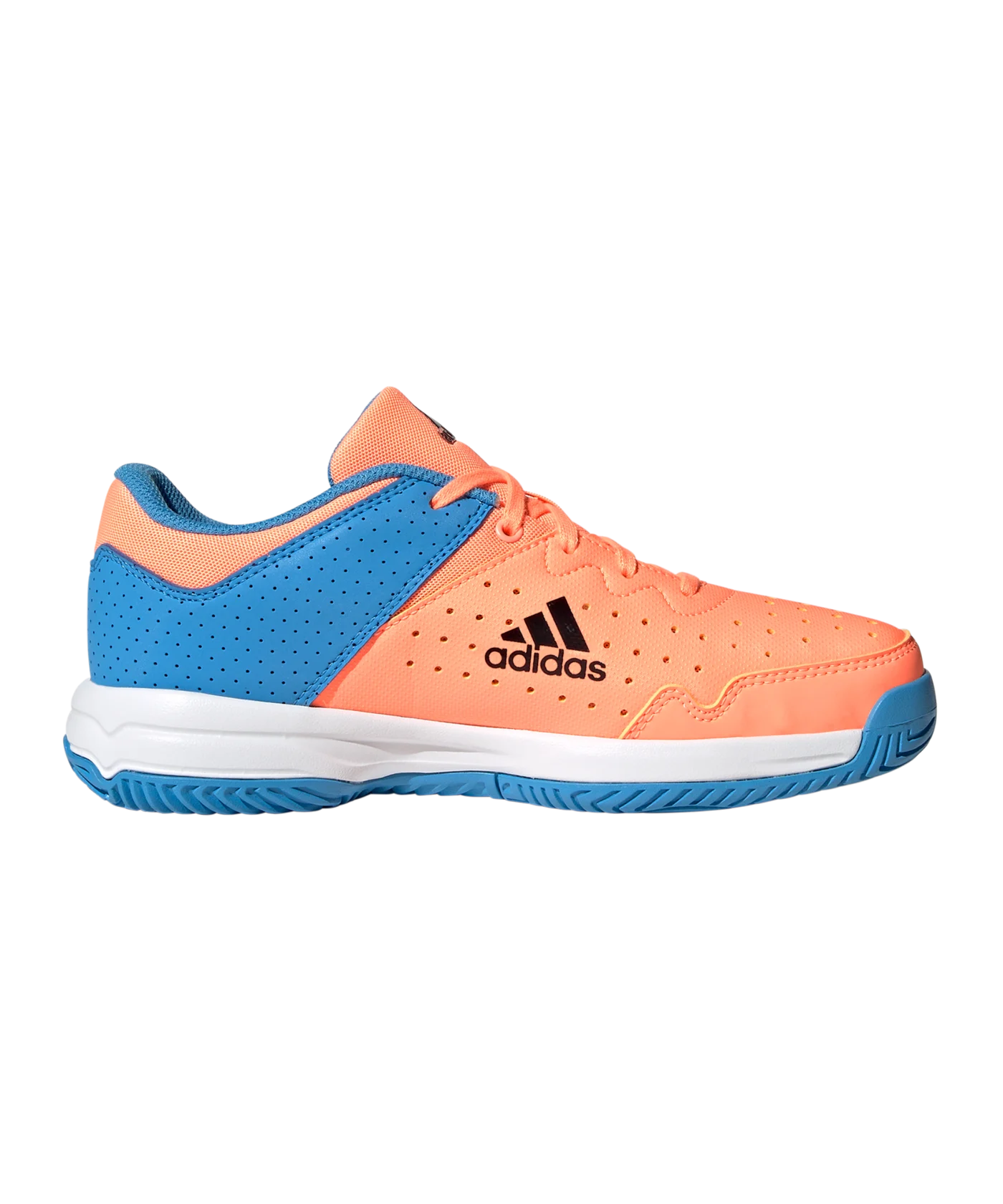 adidas Court Stabil Training Kids Orange Blau