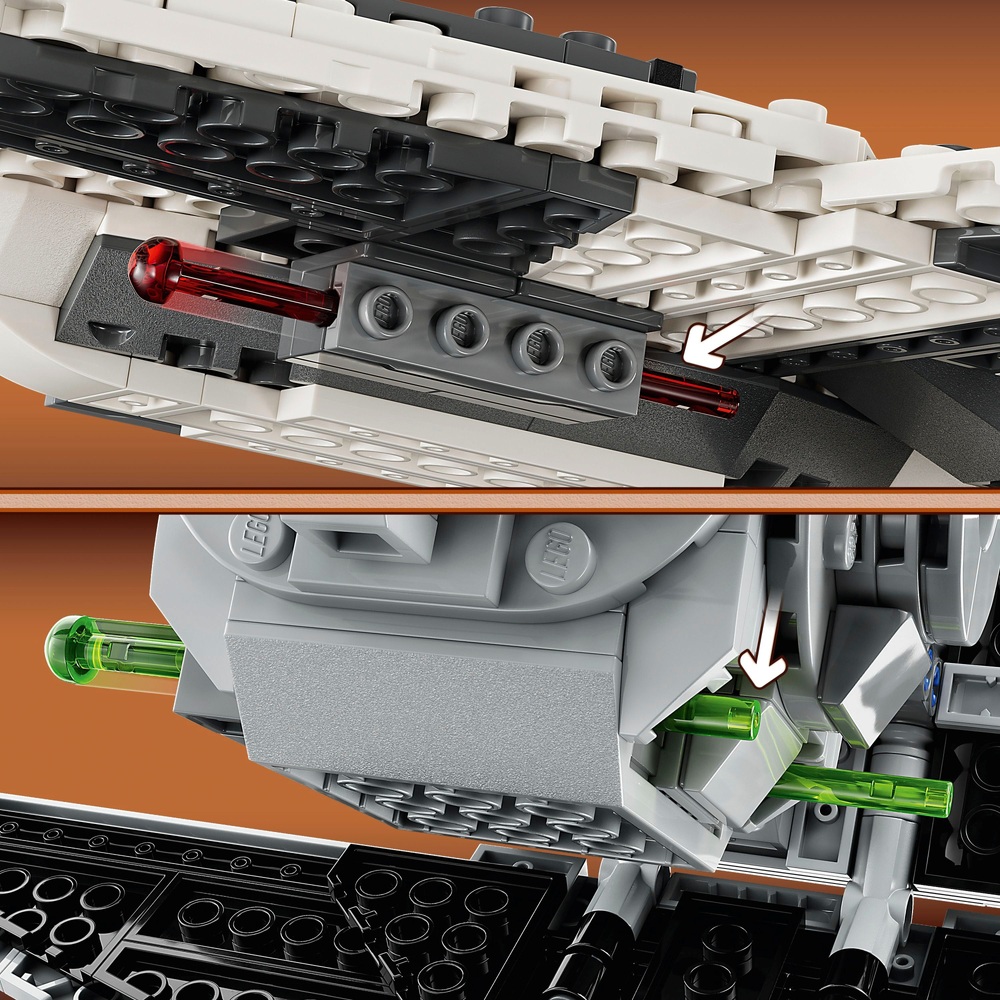 LEGO Star Wars 75348 Mandalorian Fang Fighter vs. TIE Interceptor Set