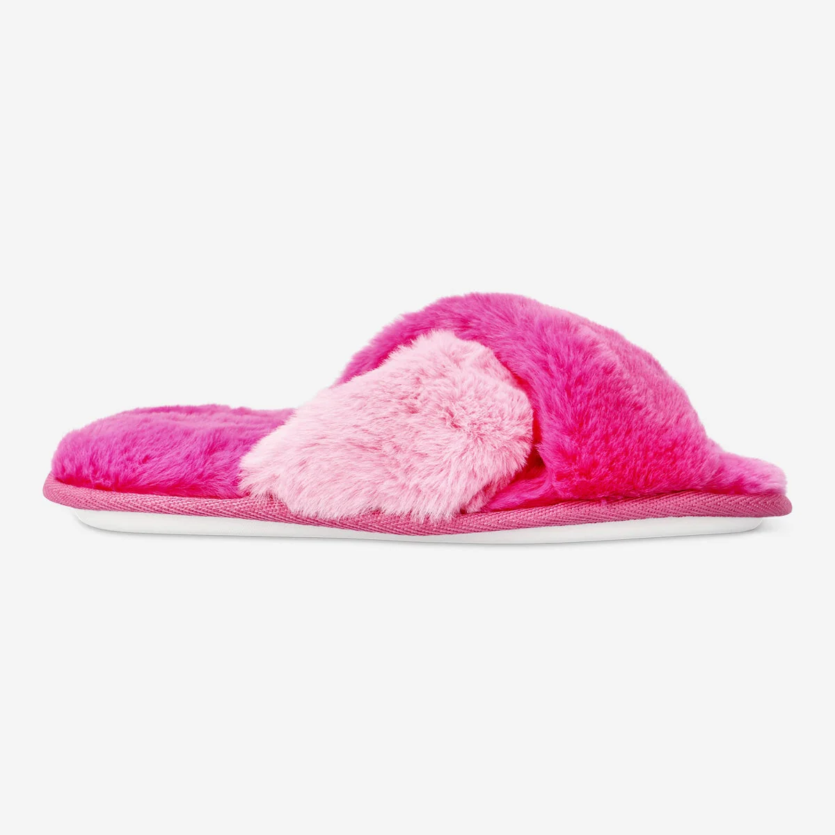 Fluffy lyserøde hjemmesko - 37/38