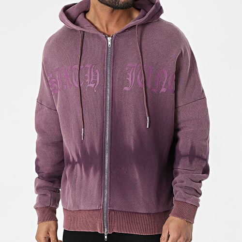 Sweat Zippé Capuche M22940PSW Violet
