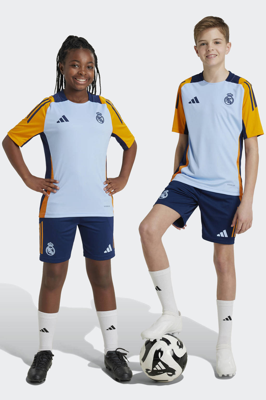 adidas Junior Real Madrid voetbalshort training