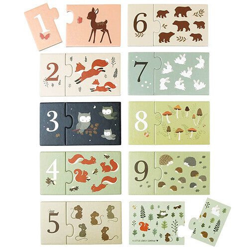 A little lovely company telpuzzel - bosvriendjes - 10x2st