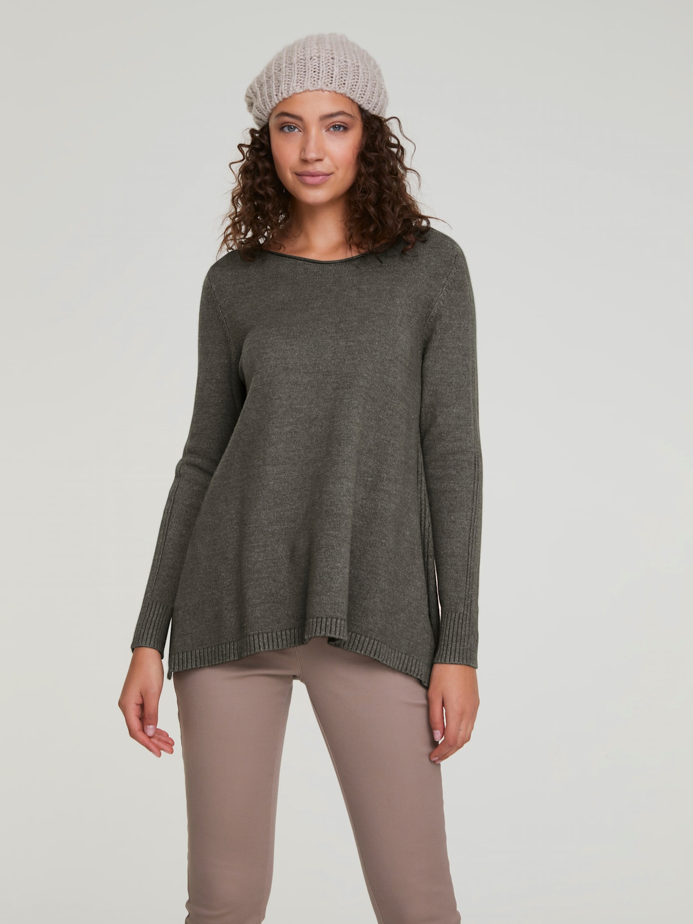 Pull long look intemporel