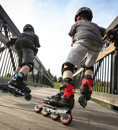 Rollerblade Rulleskøjter - Microblade - Blåck/Red