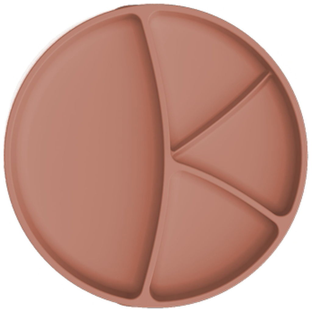 Everyday BabyEveryday Baby   Esslernteller mit Saugfuss nature red