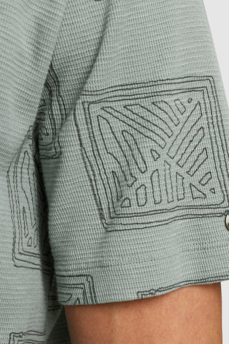 Cast Iron groene heren t-shirt