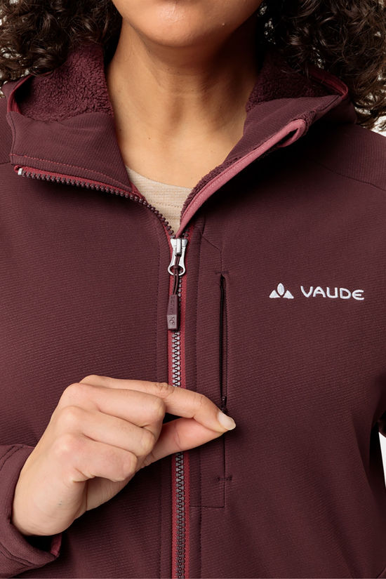 Vaude Vaude Elope Stormfleece Hoody Fleecevest Dames