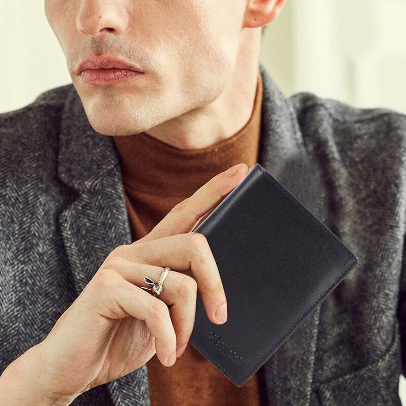Genicci Noble Roger Heren Portemonnee Black