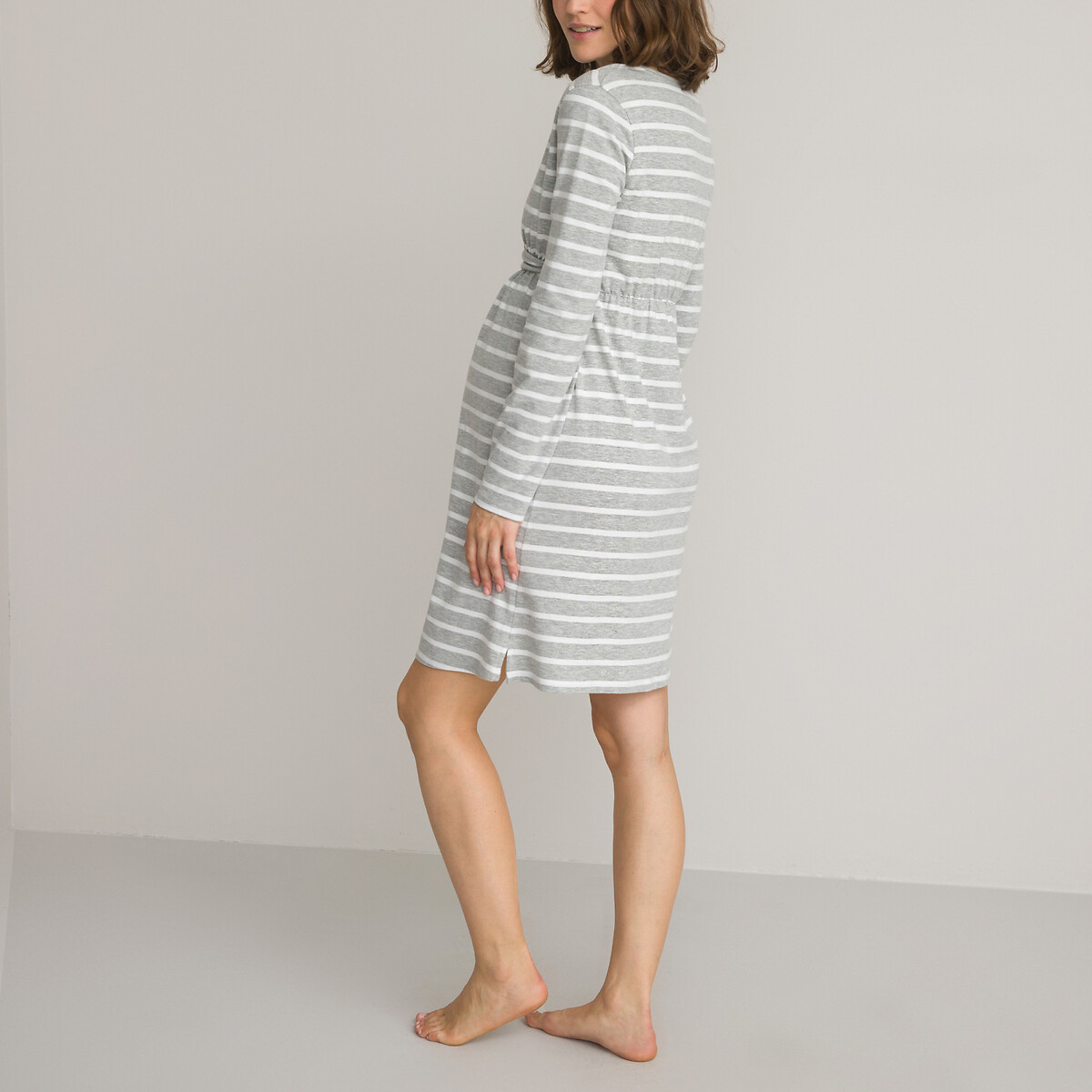 COLEÇÕES LA REDOUTE<br>Camisola de maternidade em algodão orgânico