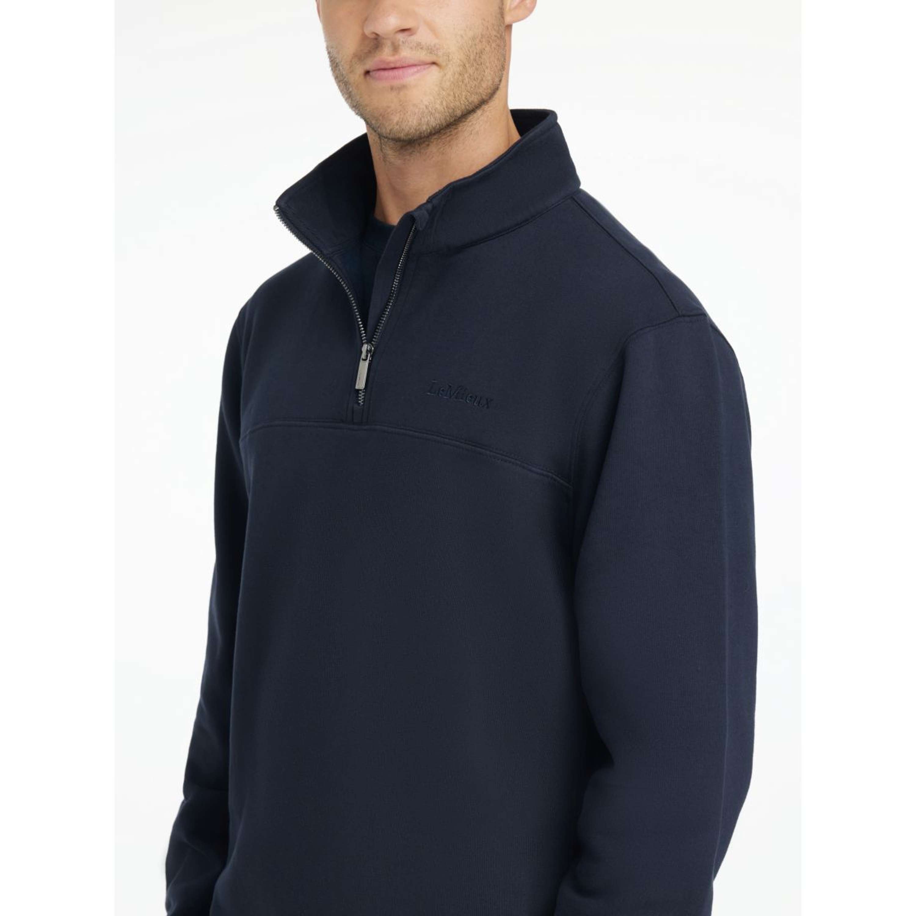 LeMieux Sweater Quarter Neck Heren Navy