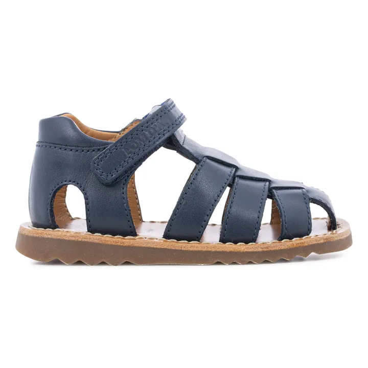Pom d'Api Sandales Waff Papy | Bleu