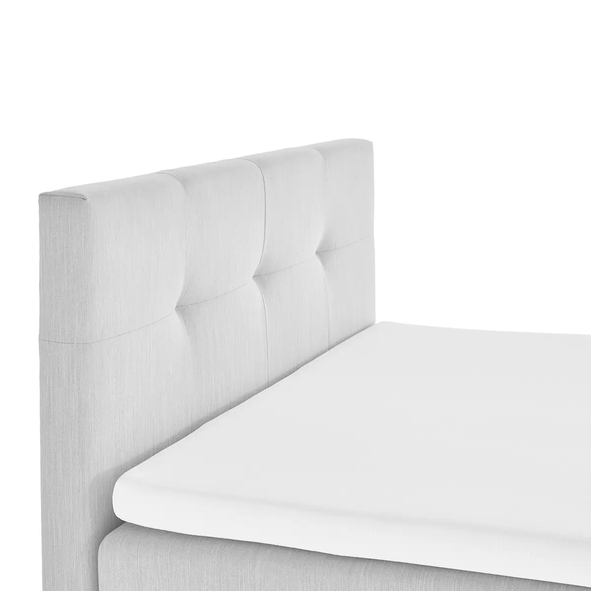 Boxspringbett CATANIA 120x200 Hellgrau