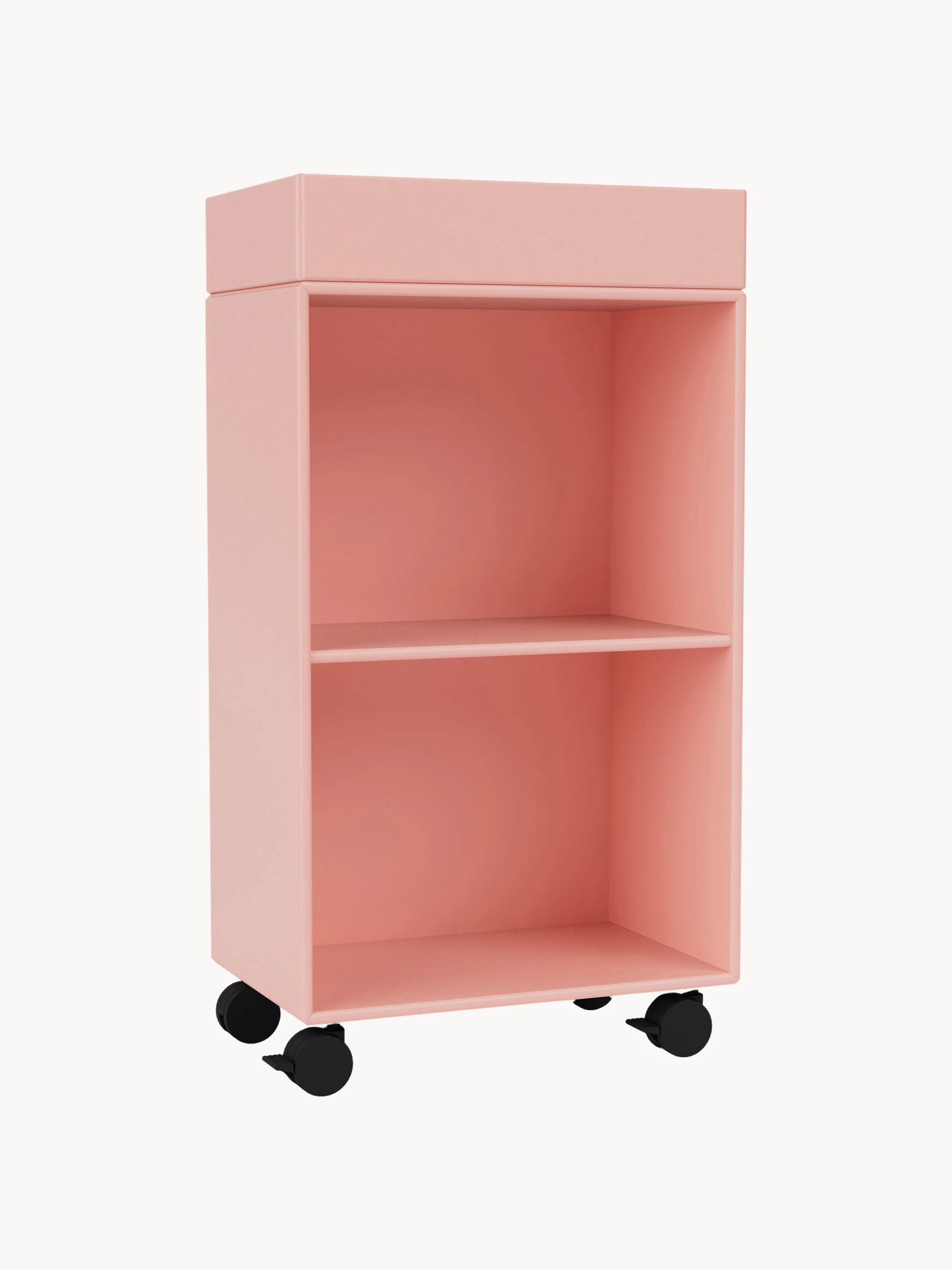 Handgemaakte badkamerkast Preppy met wielen