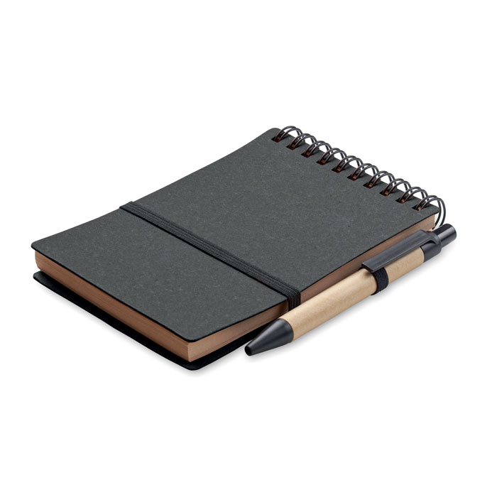 GiftRetail MO2481 - NOTIE Cahier recyclé et stylo à bille