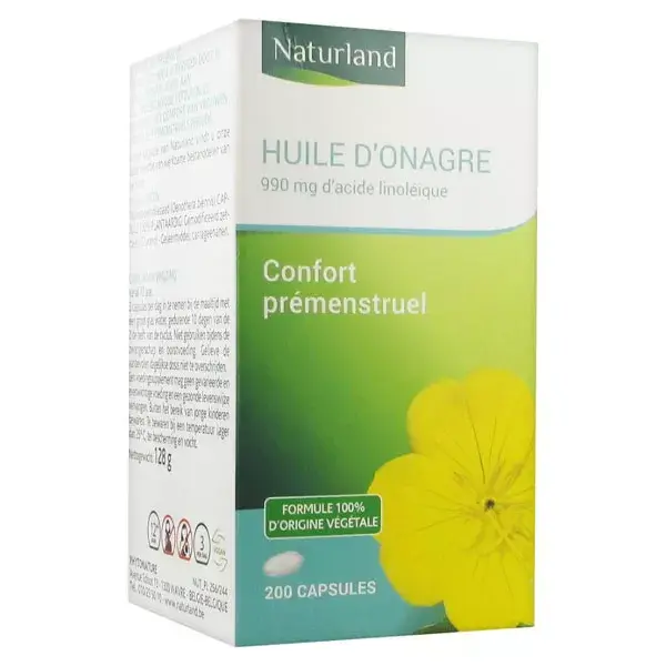 Naturland Óleo de Prímula 200 cápsulas