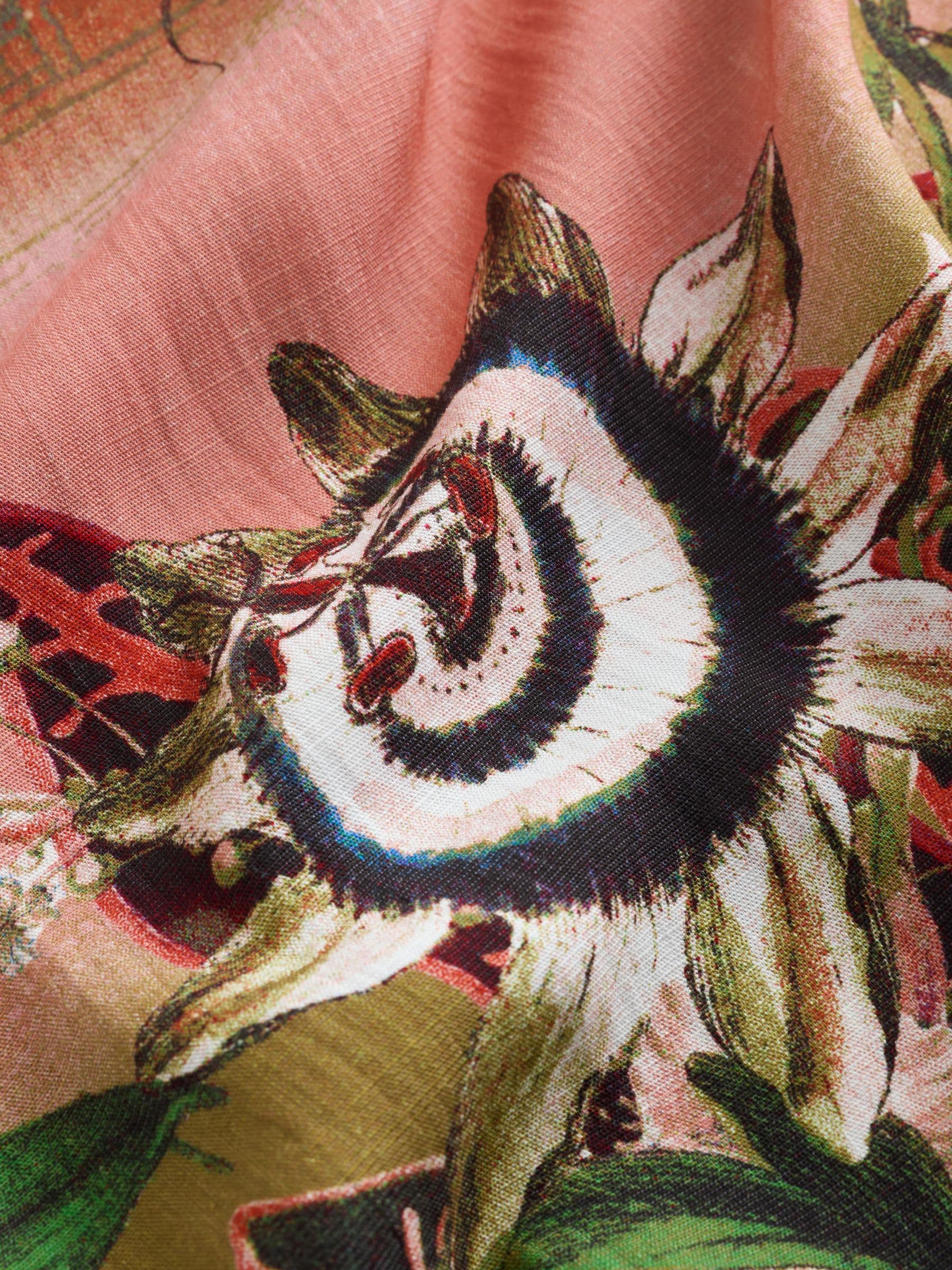 Pink Scenic Floral - Kew Collection Maxi Sarong