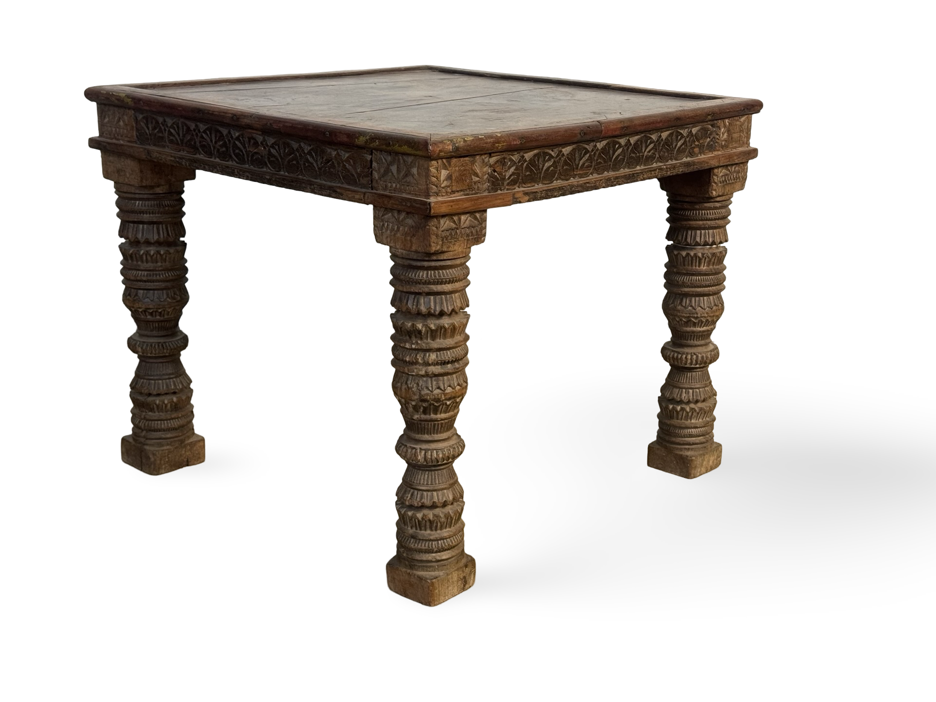 Salontafel vierkant snijwerk uniek Salontafel vierkant uniek
