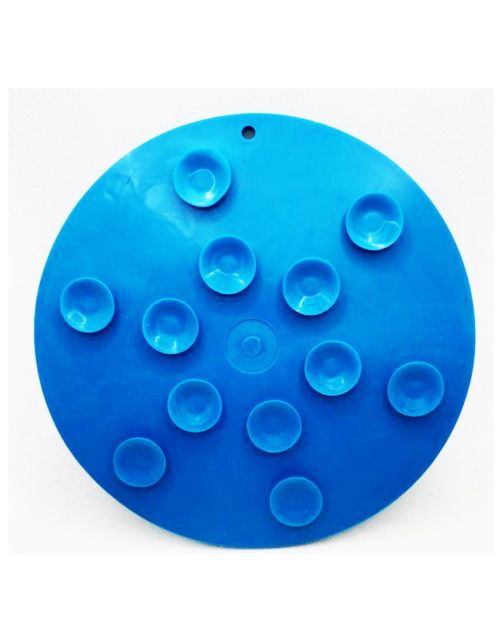 Sodapup Lickmat Whale Met Zuignap - Hondenvoerbak - Ø20 cm Blauw