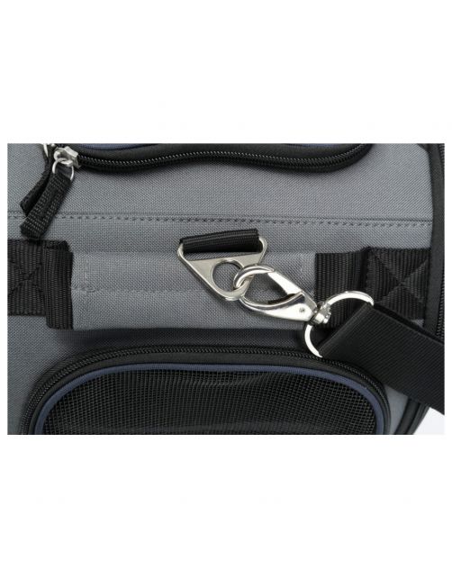 Trixie Vliegtuigtas Wings - Hondendraagtas - 46x28x23 cm Grijs Blauw