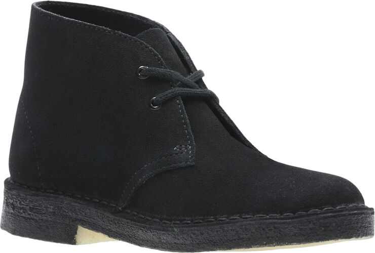 Clarks Originals Desert Boot. Black Sde, D, 4 Black suede