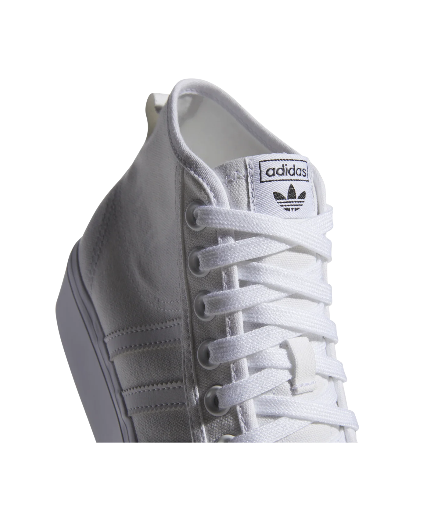 adidas Originals Nizza Plattform Mid Damen Weiss