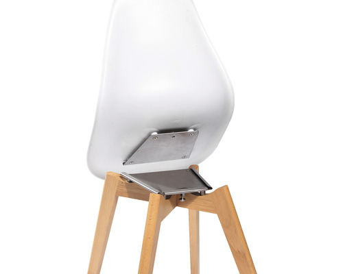 Veba Keeve tuinstoel, 83 x 47 x 53 cm, hout, wit