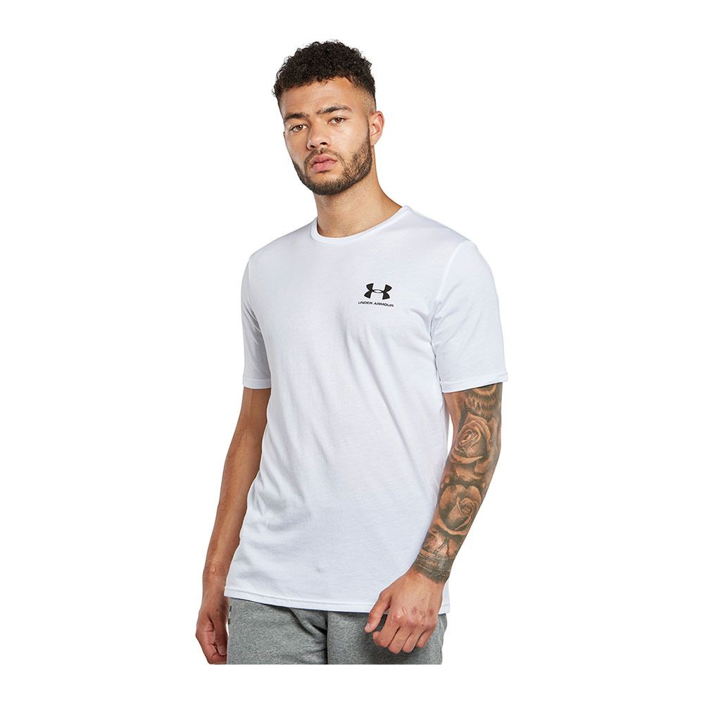 Under Armour SPORTSTYLE LC - Tee-shirt Homme blanc